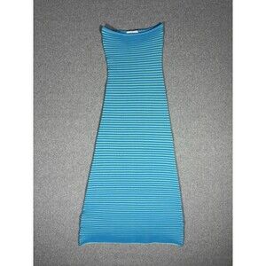 The Wolf Gang Aqua Green Maxi Bodycon Strapless Dress Size XS